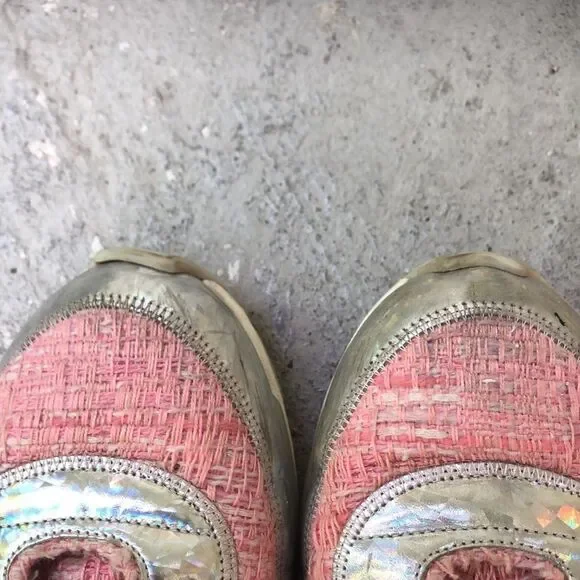 Chanel CC Rosa n Silbar Trainers